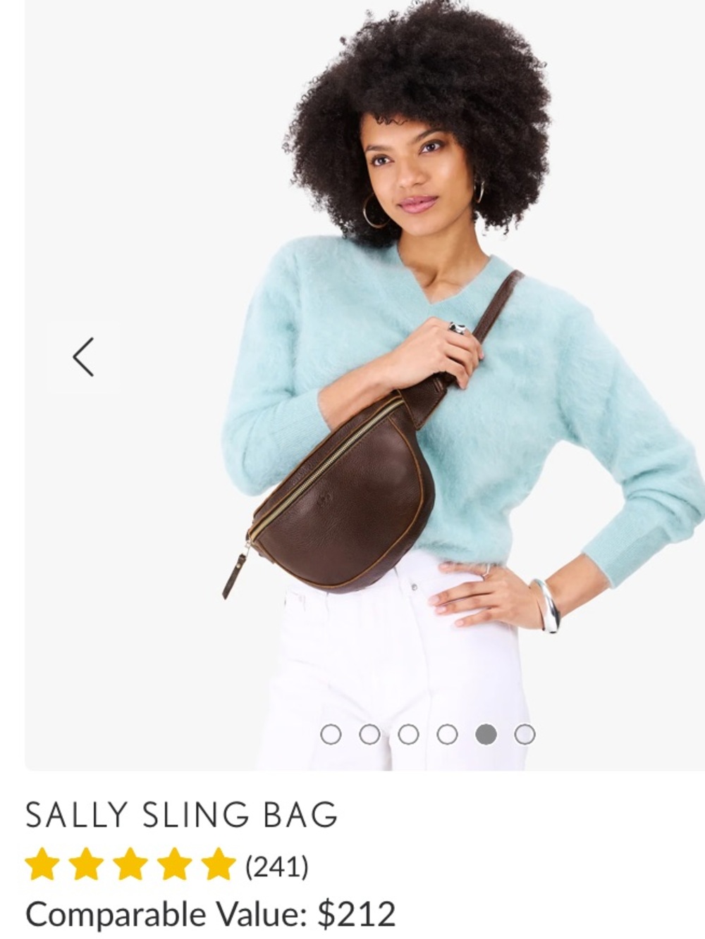 LAST CALL! WANT IT? BUY IT! PORTLAND  LEATHER COMPANY COLD BREW SALLY SLING BAG - Picture 10 of 14